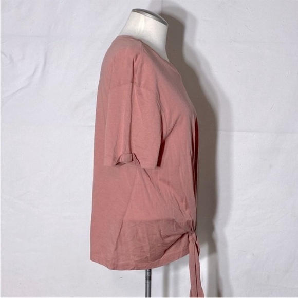 Z supply pink tie front T shirt M - Picture 5 of 13